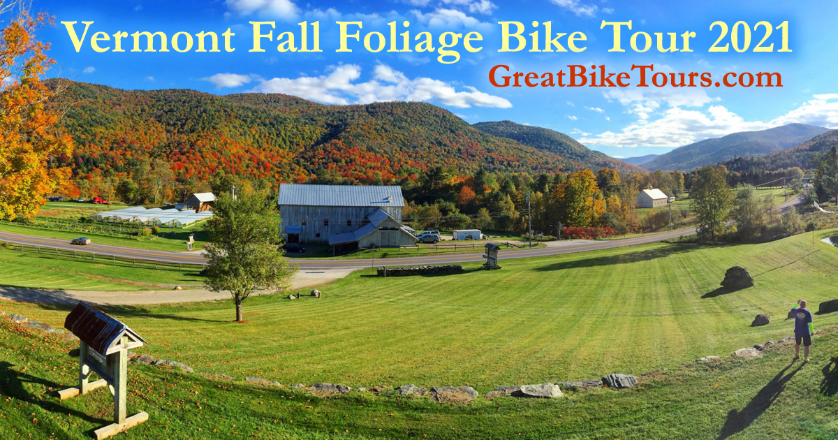 Vermont Fall Foliage Bike Tour · Great Bike Tours