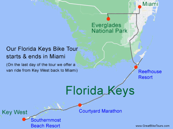 bike tours key largo